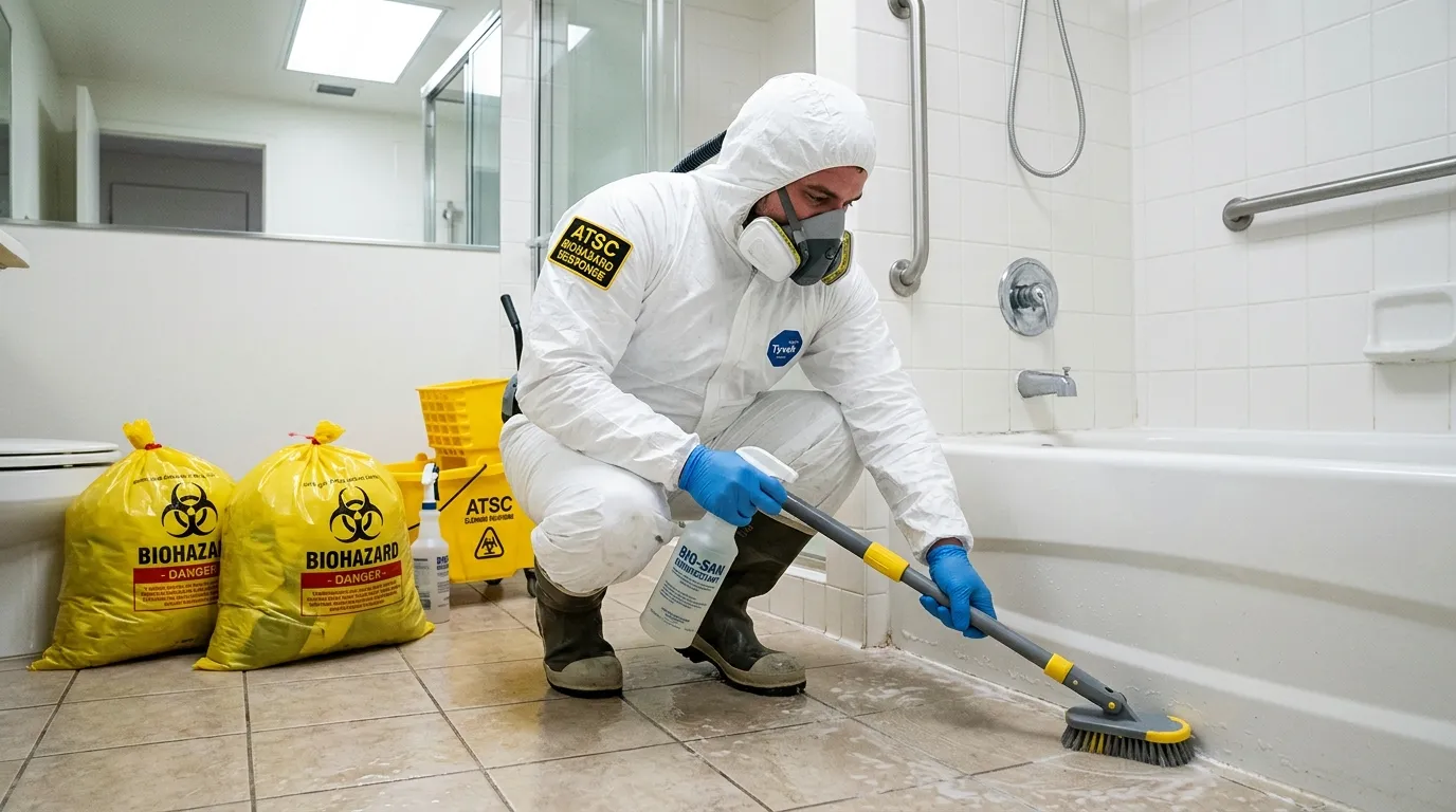 Decontamination equipment deployed for Blood Cleanup in Buffalo